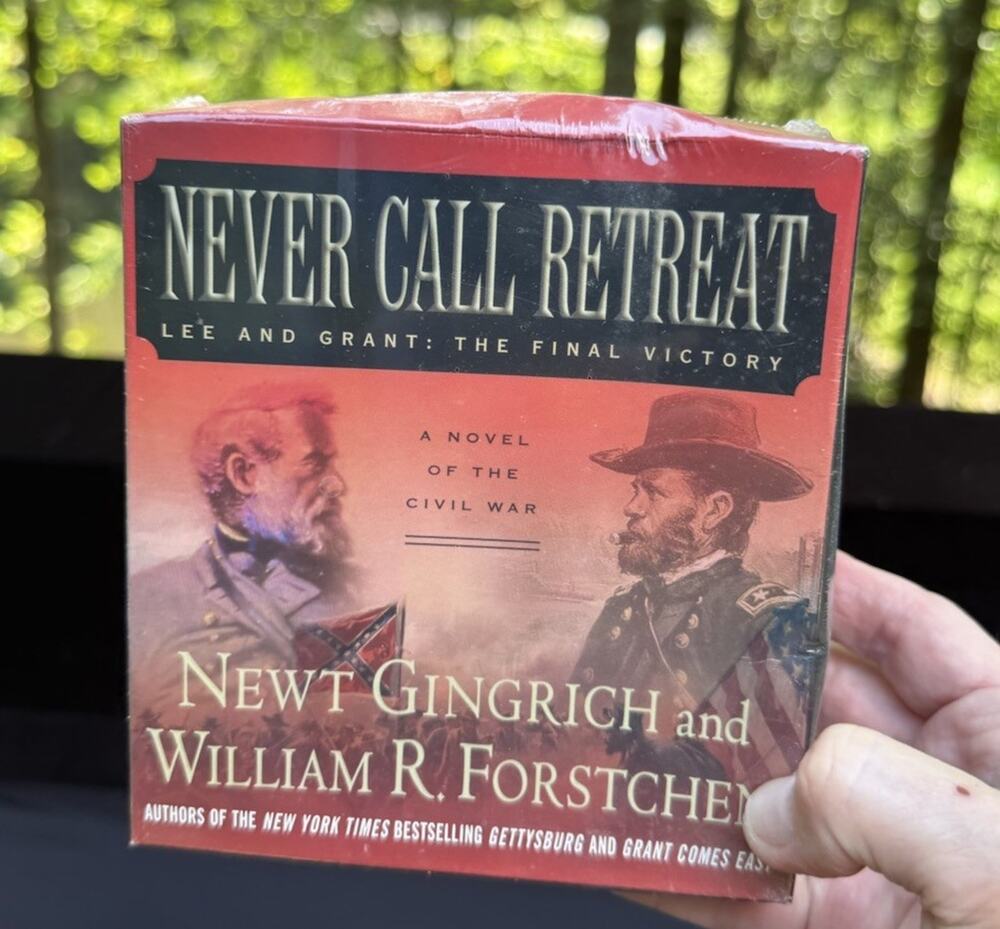 NEW Never Call Retreat 2005 Newt Gingrich Civil War Audio CD Book Lee Sealed!-B2